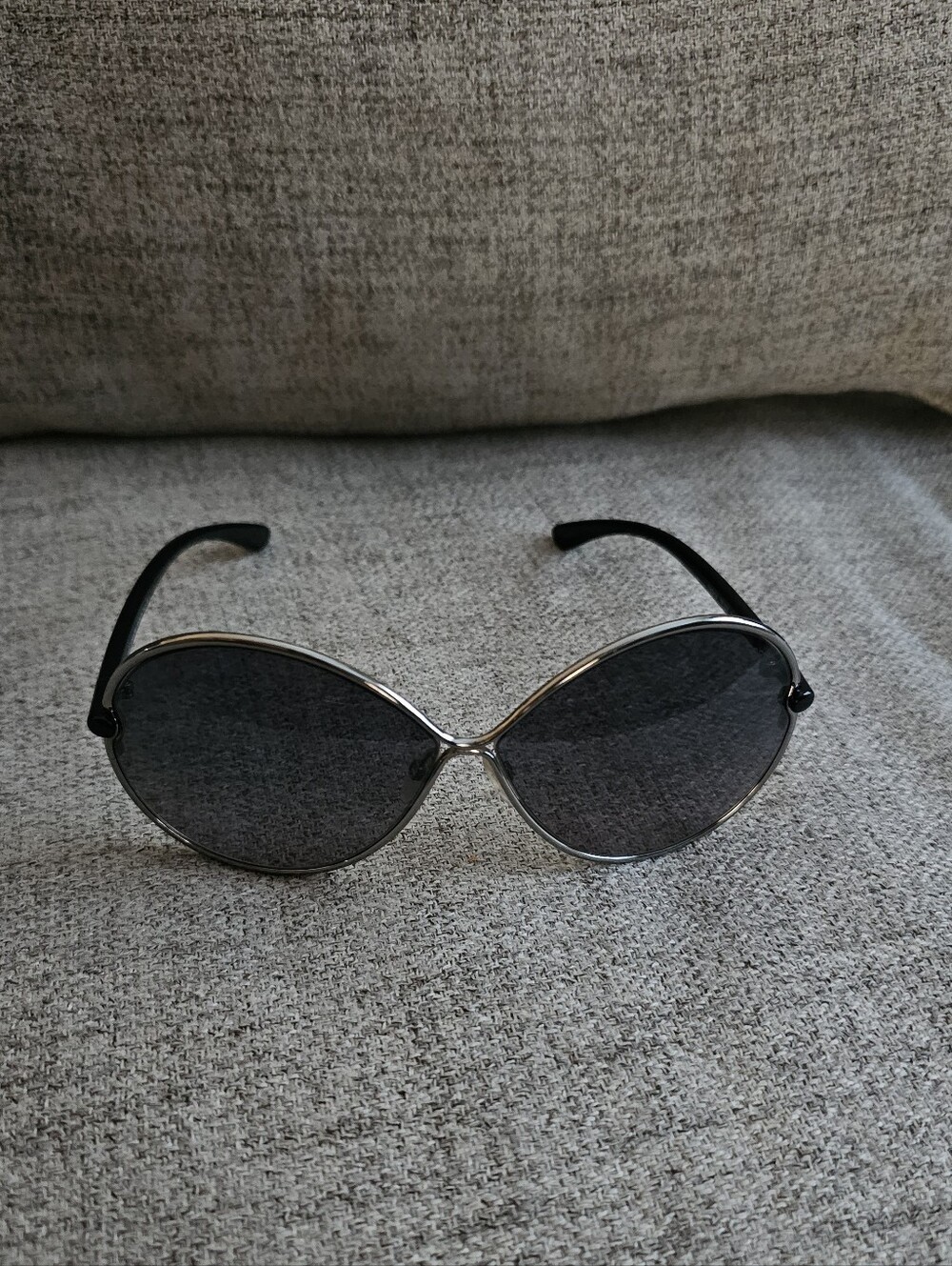 Tom Ford Stefania Oversized Metal Sunglasses (TF223)
